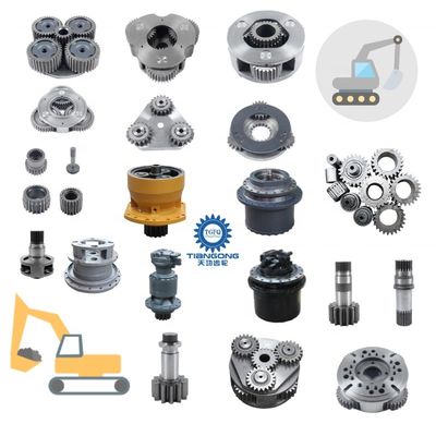 Bom preço. Peças sobressalentes de escavadeira TGFQ Crawler Final Drive Travel Gearbox com caixa de engrenagem solar on-line